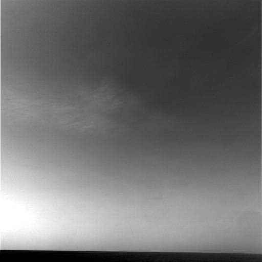 NASA image: Martian Clouds Pass By on a Winter Afternoon