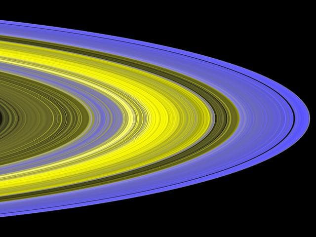 NASA image: Mapping Clumps in Saturn Rings