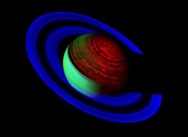 NASA image: Neon Saturn