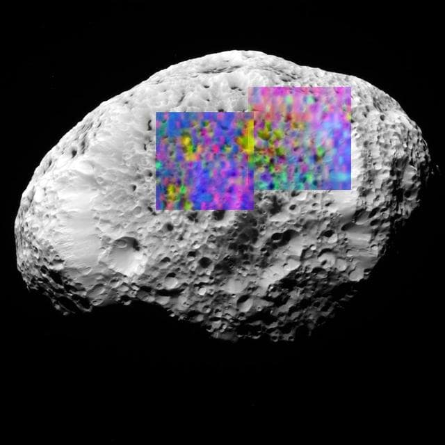 NASA image: Organics Sprinkled on Hyperion