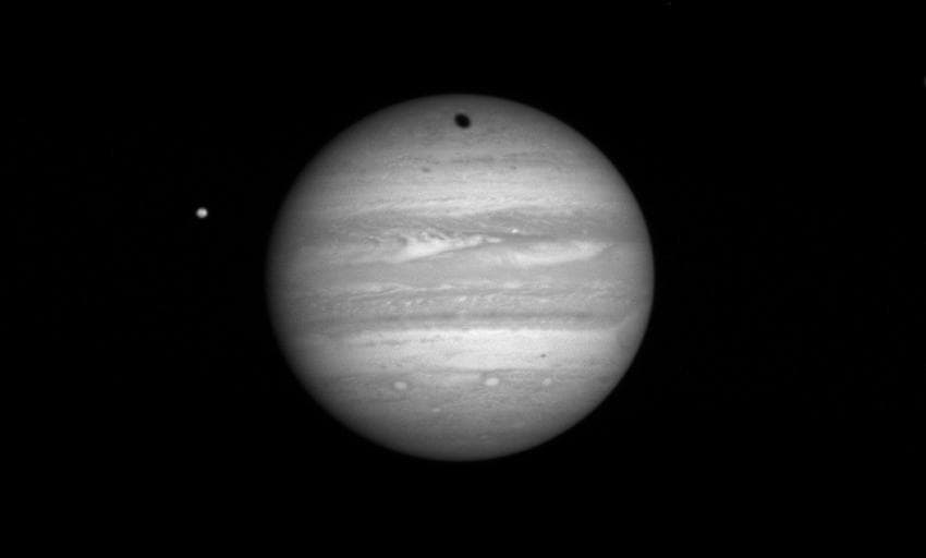NASA image: Ganymede Shadow