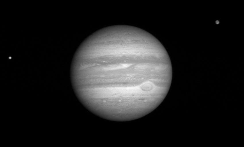 NASA image: Moons around Jupiter