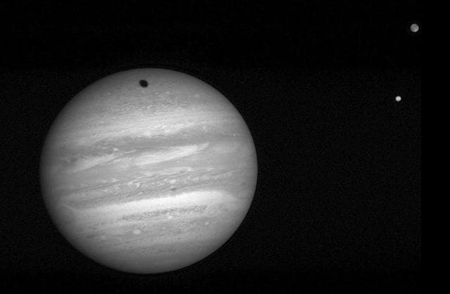NASA image: Storms and Moons