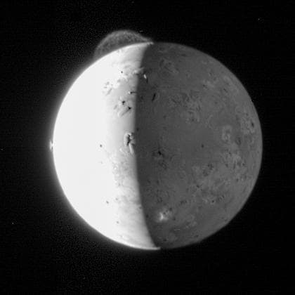 NASA image: Tvashtar Plume