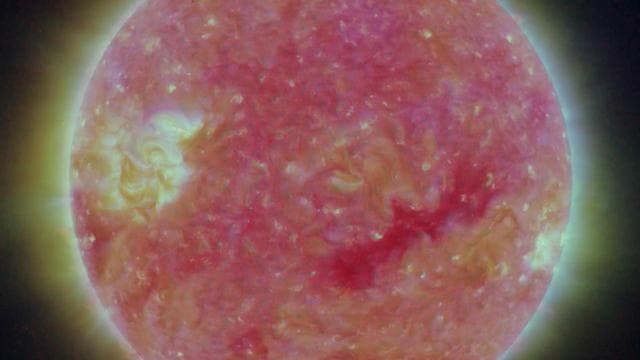 NASA image: Closer View of the Equatorial Region of the Sun, March 24, 2007
