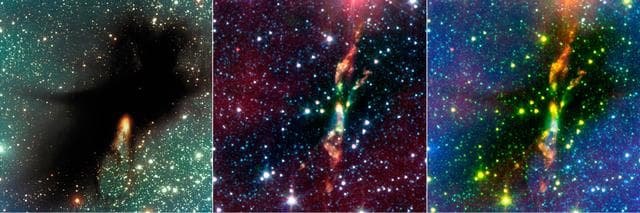 NASA image: Spitzer Digs Up Hidden Stars
