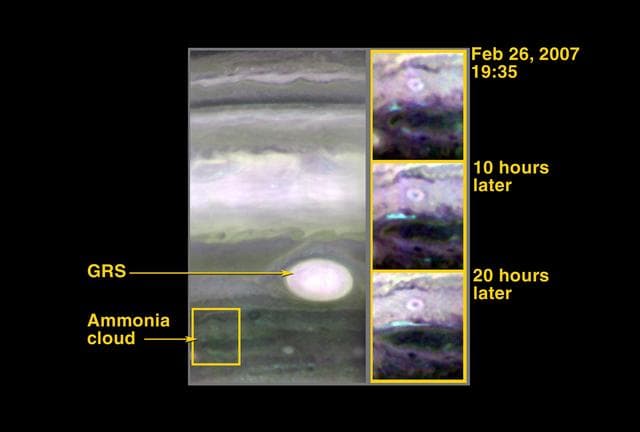 NASA image: Probing Storm Activity on Jupiter