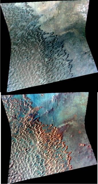 NASA image: Dune Field in Nili Pateria