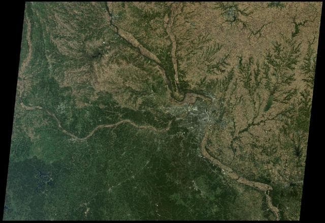 NASA image: St. Louis, Missouri