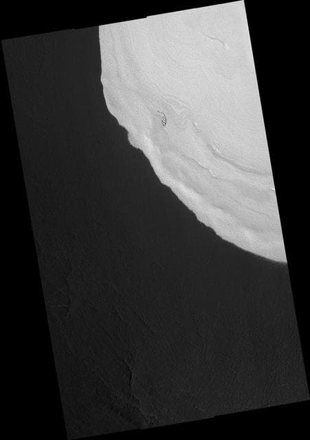 NASA image: Enigmatic Ice Mound