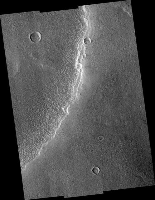 NASA image: Dusty Top of Alba Patera Volcano