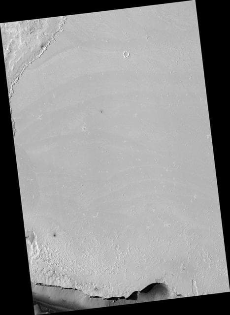 NASA image:  Flows in Athabasca Valles Source Region