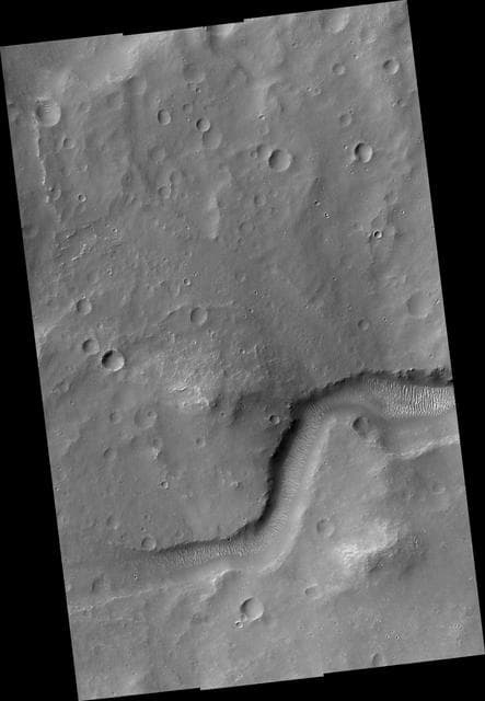 NASA image: Delta in Crater South of Parana Basin