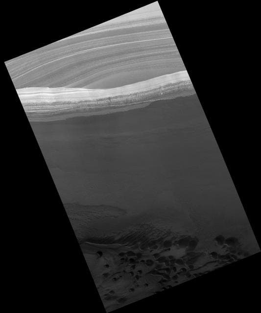 NASA image: Chasma Boreale Scarp