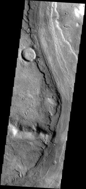 NASA image: Reull Vallis