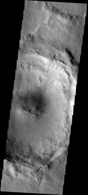 NASA image: Crater Modification