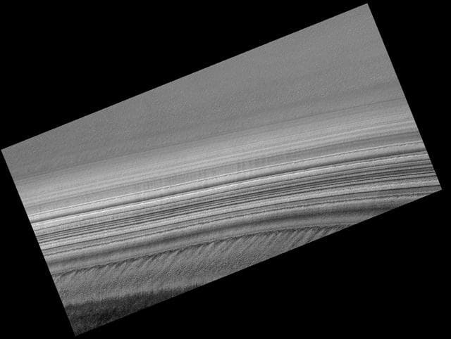 NASA image: Exposure of Polar Layered Deposits