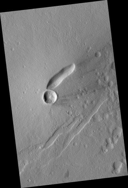 NASA image: East Mareotis Tholus