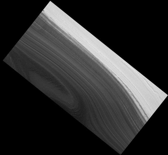 NASA image: Layering in North Polar Layered Deposits