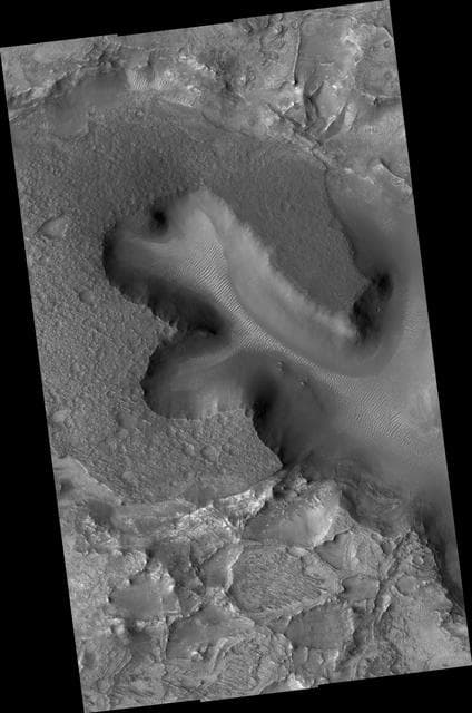 NASA image: Exhumed Layers Near the Nili Fossae