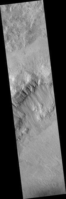 NASA image: Northern Hemisphere Gullies with Layers
