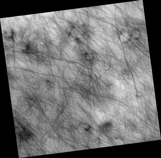 NASA image: Signs of Eolian and Periglacial Activity at Vastitas Borealis