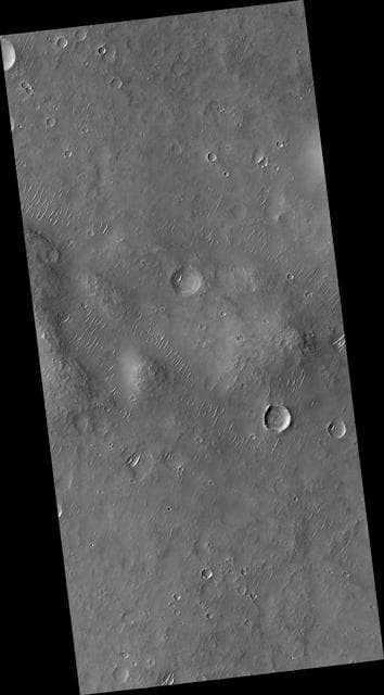 NASA image: Ancient Lava Plain in Thaumasia Planum