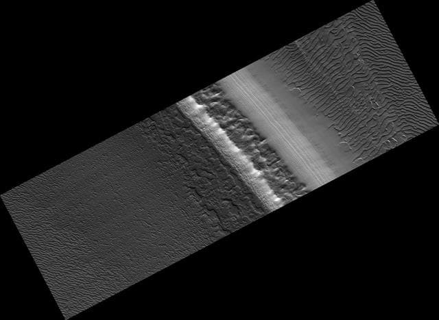 NASA image: South Polar Layered Deposits and Residual Cap