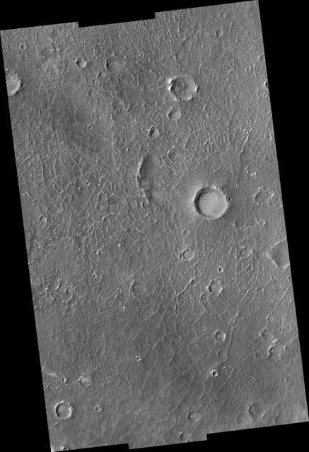 NASA image: Proposed MSL Site in Becquerel Crater