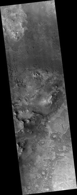 NASA image: Proposed MSL Site in Nili Fossae Trough
