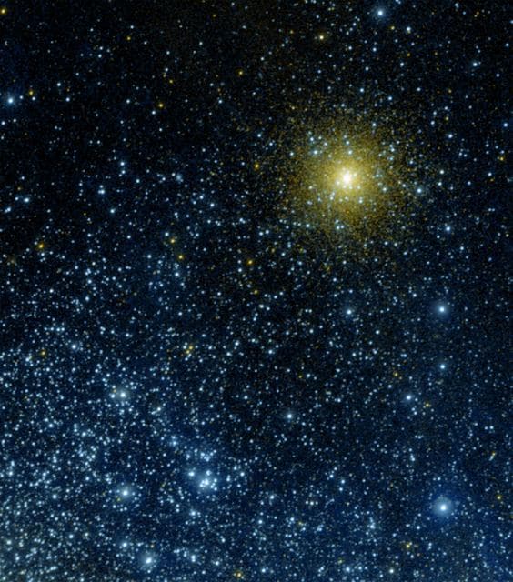 NASA image: Galaxy Evolution Explorer Spies Band of Stars