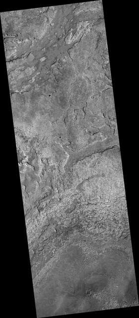 NASA image: Dark-Toned Ridges in Meridiani