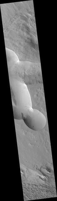 NASA image: Slope Streak South of Olympus Mons