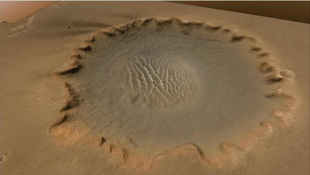 NASA image: Surveying the Scene Above Opportunity Simulation