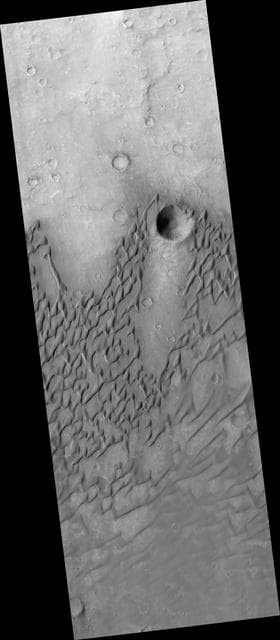 NASA image: Dunes in Herschel Crater