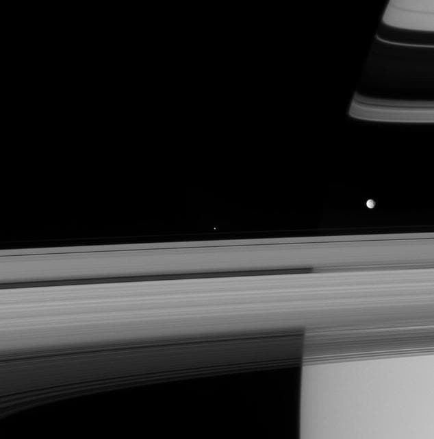 NASA image: Saturn Confidants