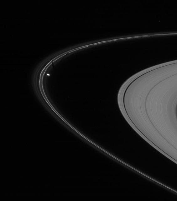 NASA image: Sculpting the F Ring