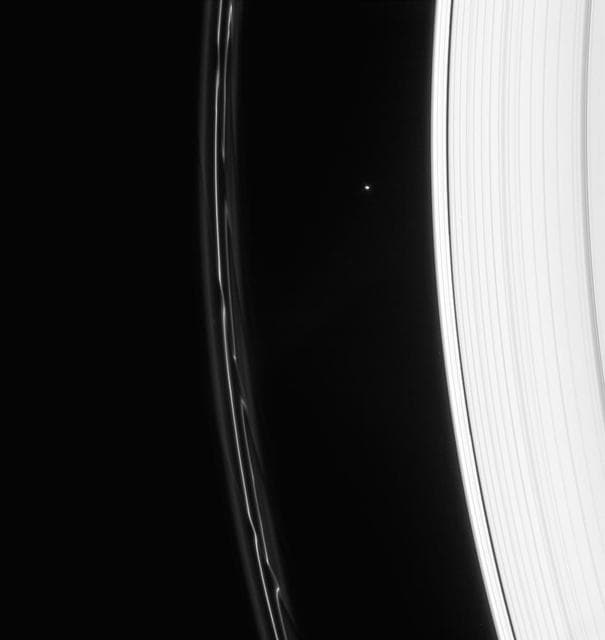 NASA image: Trailing Prometheus