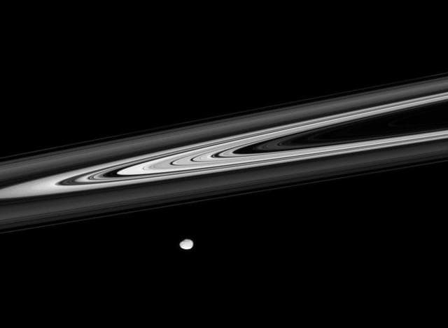 NASA image: Saturn Noir