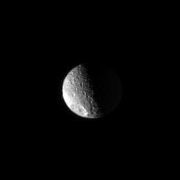 NASA image: High Above Mimas
