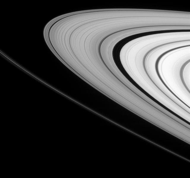 NASA image: Ring-Moon Connections
