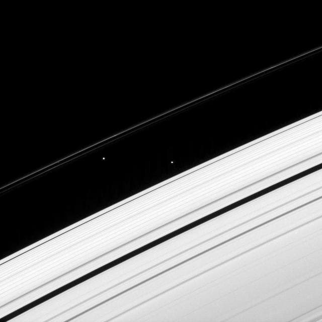 NASA image: Moons that Pass in the Night
