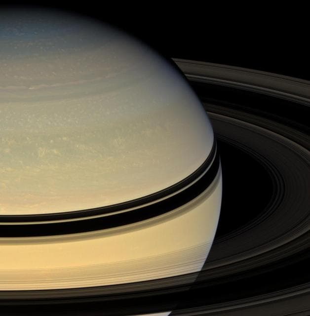 NASA image: Revealing Saturn Colors