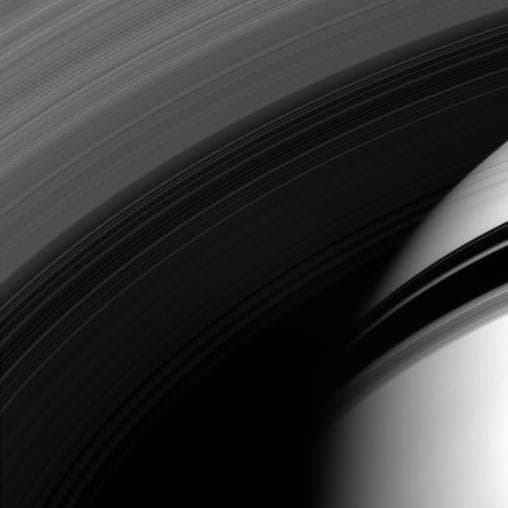 NASA image: Northward Through the Rings