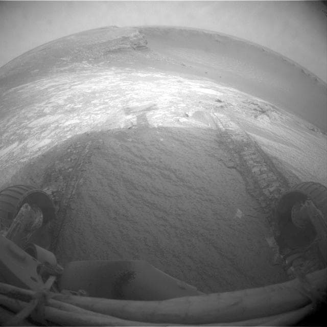 NASA image: Opportunity First Dip into Victoria Crater
