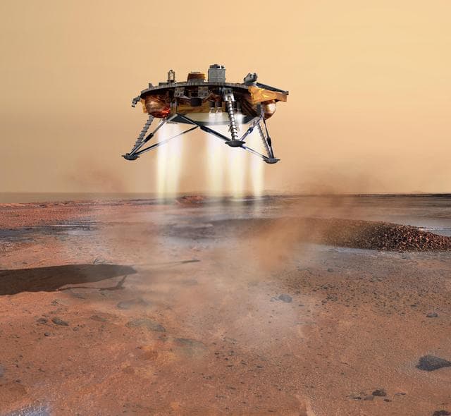 NASA image: Powered Landing of Phoenix Artist Concept