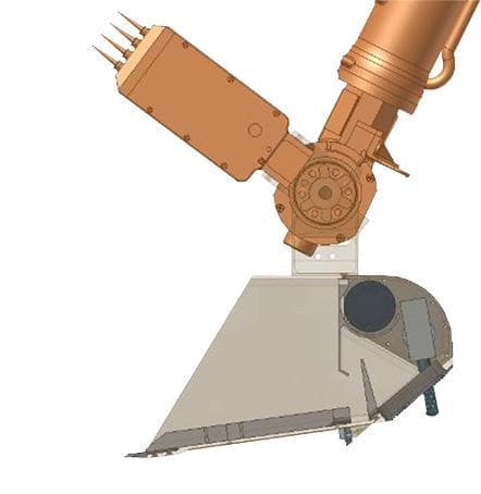 NASA image: Working End of Robotic Arm on Phoenix