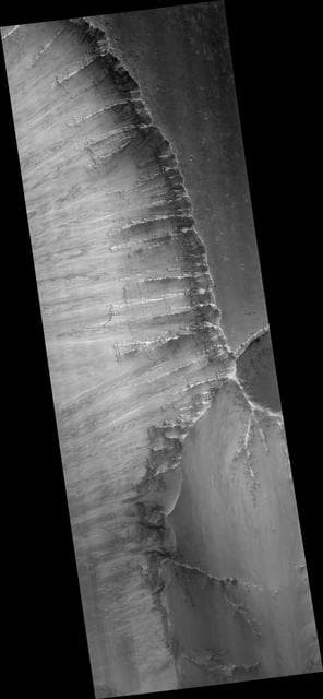NASA image: Exposed Layers in Central Valles Marineris
