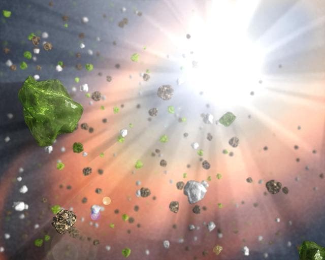NASA image: Dust in the Quasar Wind Artist Concept