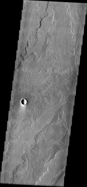 NASA image: Arsia Flows